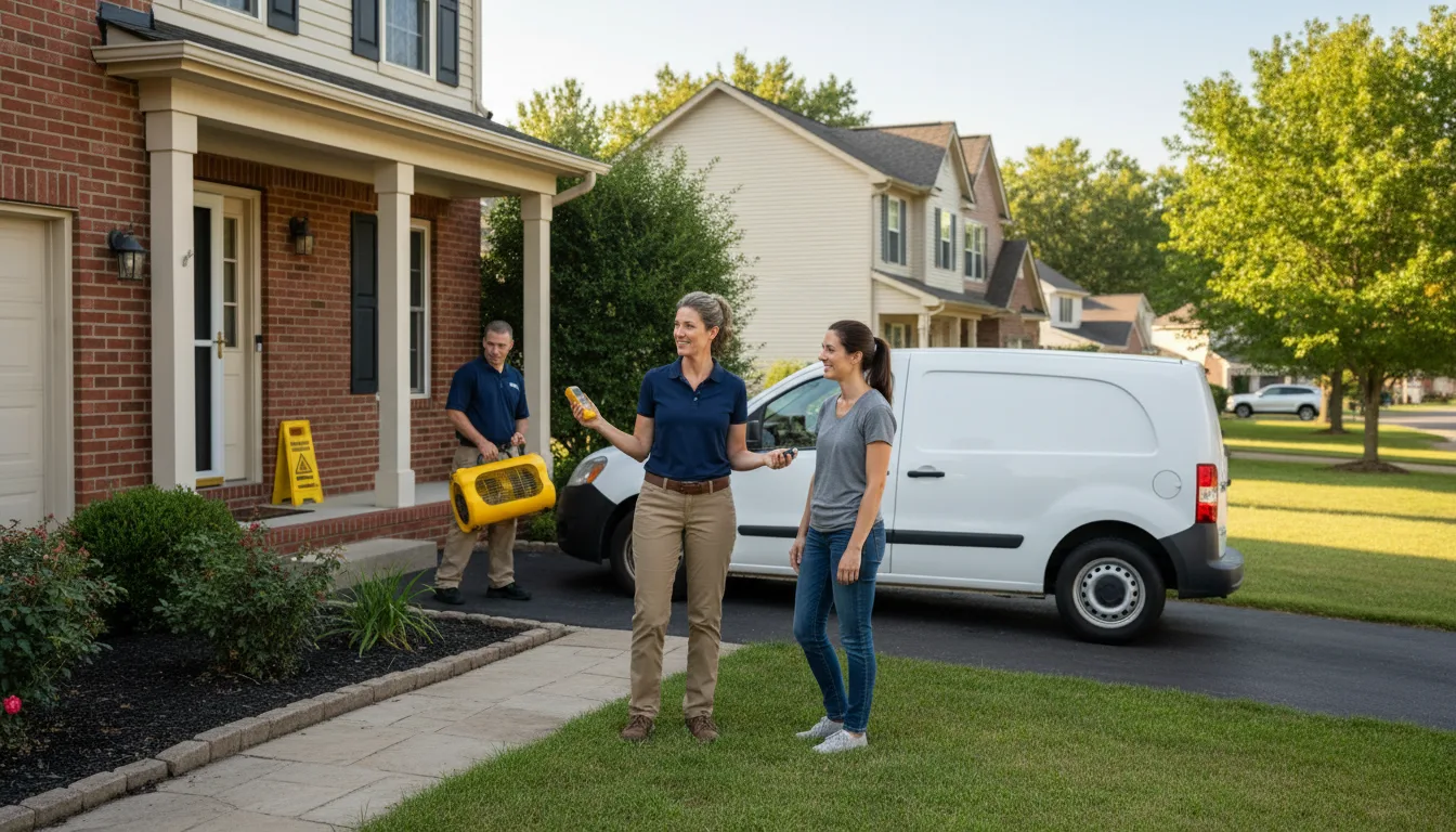 Water restoration image for Dehumidification And Cleanup Services in Hudson, MA